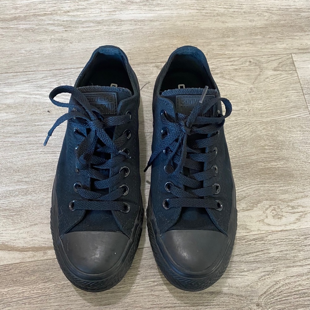 All black converse